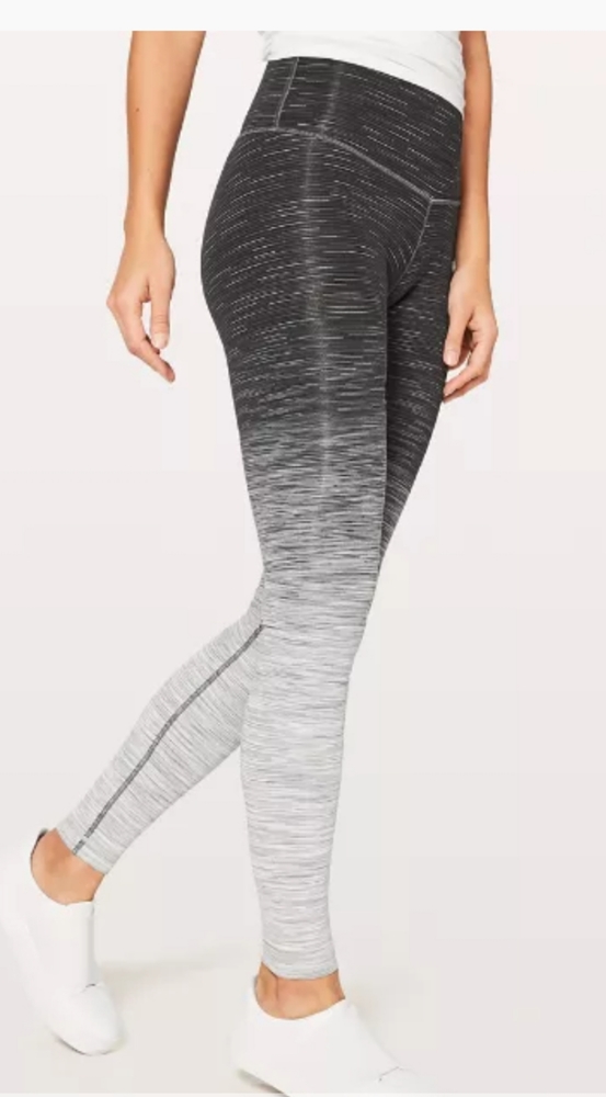 Lululemon Wunder Under Pant High Rise Ombre leggings Tights.
